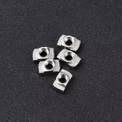  100 Pcs Tee Nuts European Standard 20 Series Aluminum T- Slot • £8.95