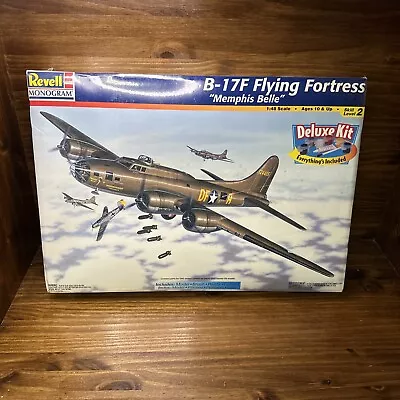 1997 Revell #6652 B-17F Flying Fortress Memphis Belle Plastic Model 1:48 Scale • $49.99