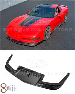 For 97-04 Corvette C5 Carbon Fiber Performance Front Bumper Vented Lip Splitter • $3389.98