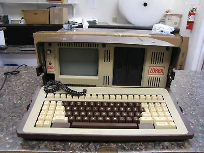 Rare Vintage Zorba Portable Computer Like Osborne - Powers On Only • $199.99