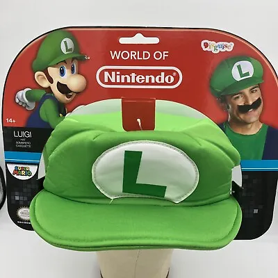 Nintendo Super Mario Brothers Luigi Costume Accessory Green Adult/teen Hat • $22.99