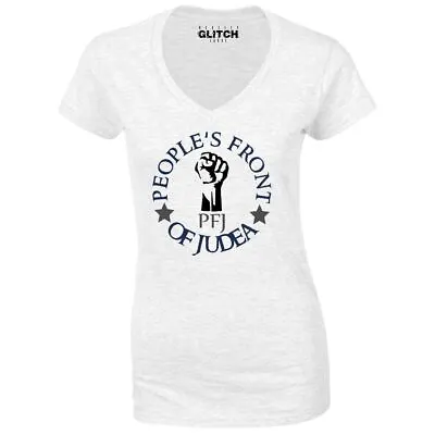 People's Front Of Judea V-Neck Womens T-Shirt - Monty Python Life Film Of Brian • £12.99