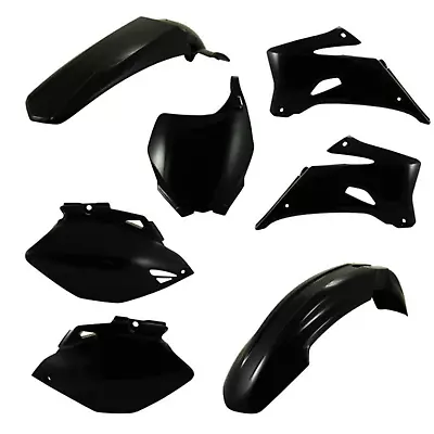 Polisport Plastic Kit Set Black Complete YZ250F YZ450F 2006-2009 YZ250 2006-2011 • $125.43