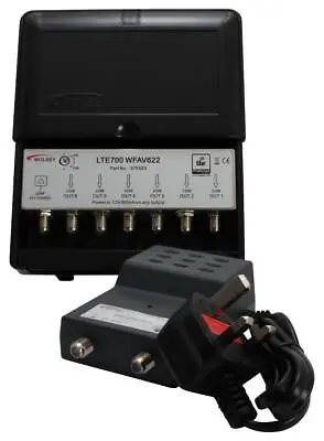 LTE700 WFAV 622 Wideband Masthead Amplifier & Power Supply Kit 1 Input - 370583 • £49.89