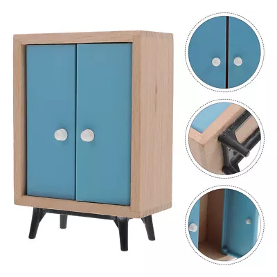  Playhouse Dining Room Chest Miniature Wardrobe Simulation Cabinet Household • £8.85