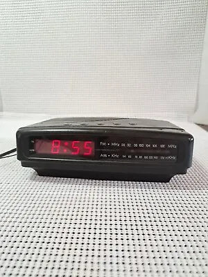 Vintage  Magnavox Radio Larm Clock AJ3030/17 Working Missing Battery Cover • $16