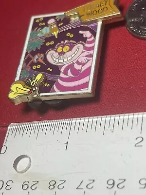 $10.95 • Buy 1 Disney Pin Double 3D Visit Fulgey Wood Cheshire Cat  Lot  WFB