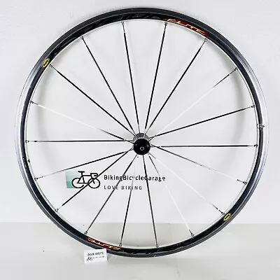 Mavic Ksyrium Elite Gray Bike Aluminum 700C Front Wheel Tubeless Rim Brake 780g • $99