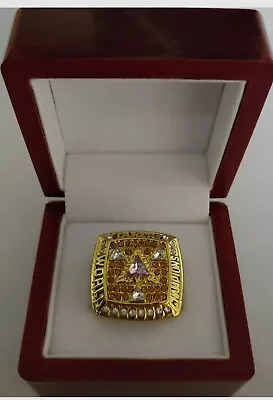 Kobe Bryant - 2002 Los Angeles Lakers Championship Ring With Wooden Display Box • $39.99