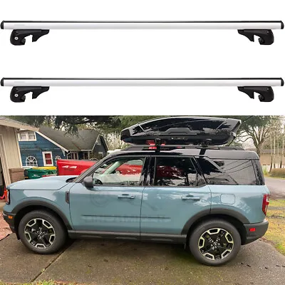 For Ford Bronco Sport 53  SUV Roof Rack Cross Bar Luggage Cargo Carrier Aluminum • $139.35