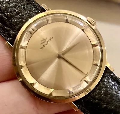 ✅ Movado Sub Sea Men's Watch Vintage - GOLD-Filled ! ✅ • $975