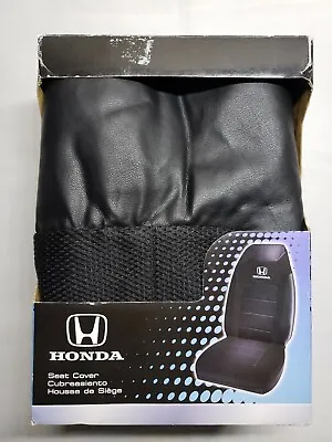 Vintage Style 90s Embroidered Black Leather Car Seat Cover  • $19