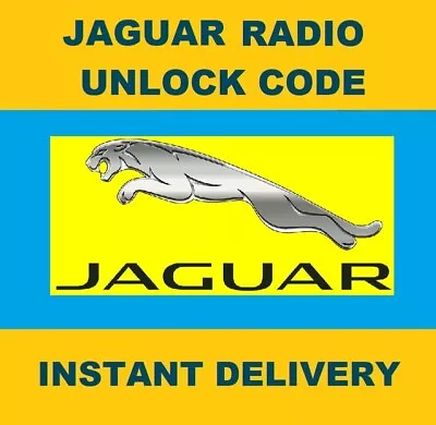 ✅JAGUAR ALPINE VISTEON RADIO CODE DECODE PIN UNLOCK XJ40 X-Type S-Type XJR XJ8✅ • £9.98