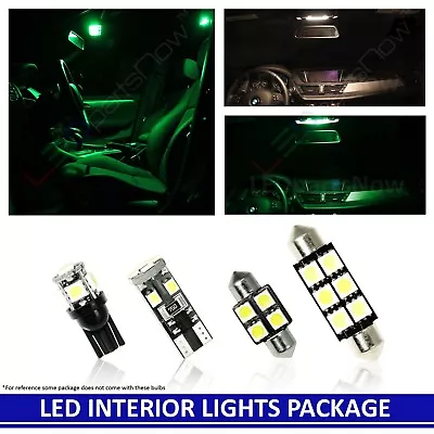 G37 Coupe 2008-2014 Green Premium LED Interior Lights Package Replacement Kit • $19.54
