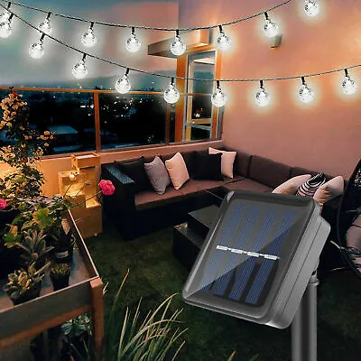 Solar 50 LED String Lights Patio Party Yard Garden Wedding Waterproof Outdoor • $12.86