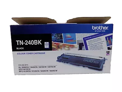 Brother Genuine TN-240BK BLACK Toner New Open Box - Save $$$ - 2200 Pages • $69.95