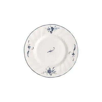Vieux Luxembourg Bread & Butter Plate 6.75 In White/Blue • $48.42