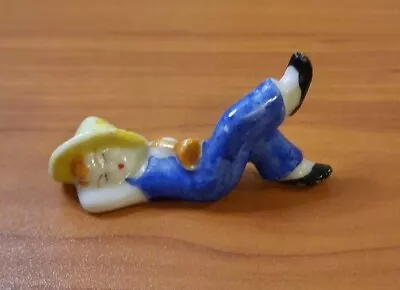 Ceramic Arts Studios Little Boy Blue With Horn 3  Blond Figurine Japan Vintage • $9