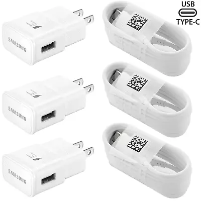 Original Samsung Galaxy S10 Note10 S8 S9 Plus Fast Wall Charger OEM Type-C Cable • $3.99