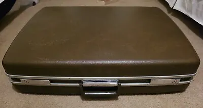 Samsonite Royal Traveller Medalist Luggage Suitcase Brown Vintage Hard Shell 26  • $39.95