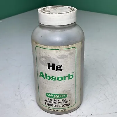 LAB SAFETY HG ABSORB  SPILL KIT 20756 MERCURY - New Product 90% Full • $25