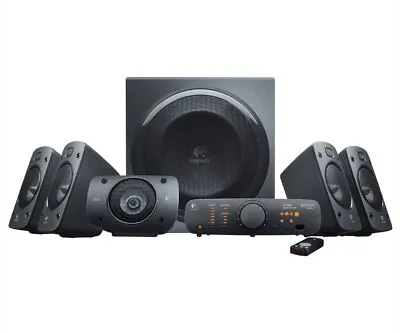 $488.63 • Buy Logitech Z906 Speaker System -500 W RMS, Dolby Digital, 3D Sound- IPod Supported