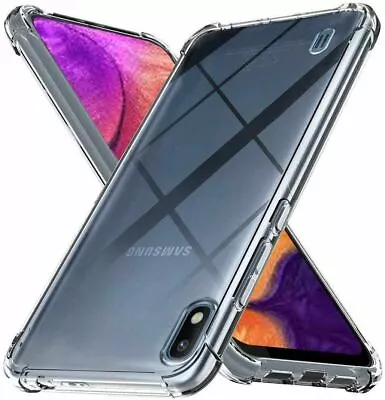 Ultra Clear Shockproof Gel TPU Case Cover For Samsung Galaxy A10 • £2.49