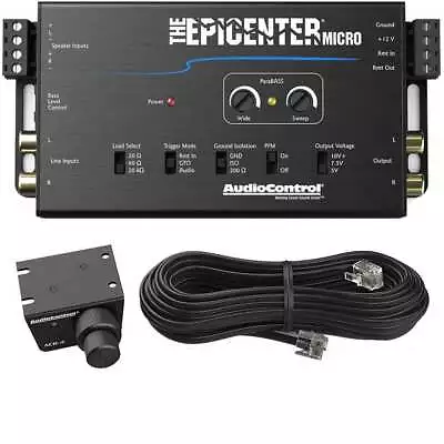 AudioControl The Epicenter Micro Bass Restoration Processor & LOC + ACR-4 Remote • $214