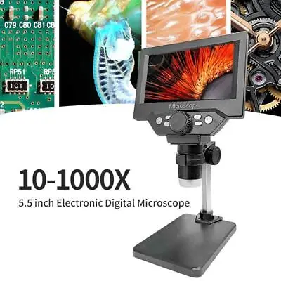5.5  LCD Digital Microscope 1000X 1080P Magnifier Soldering Electronics Repair • $53.49