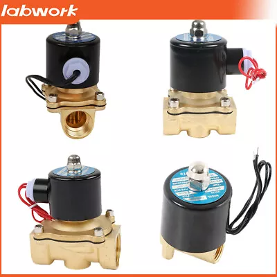 New 2 Way Solenoid Valve Air Water N/C Gas Oil Normally Closed 12V 24V 240V BSP • $50