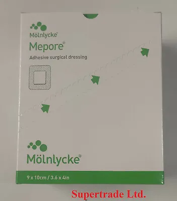 Mepore Dressings Self Adhesive Sterile Cuts Wounds First Aid Plasters 9 X 10 Cm • £4.12