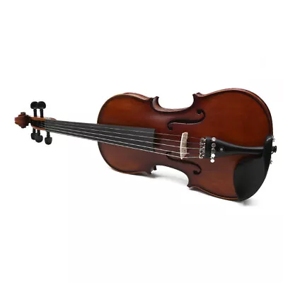 5 String Violin 4/4 Spruce Maple Ebony Fingerboard Peg Fine Tuners With Case&Bow • $138