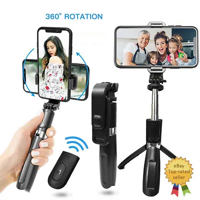 Phone Gimbal Selfie Stick Handheld Mobile Bluetooth Stabilizer Mount Tripod • $13.99