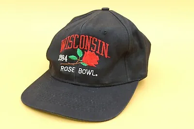 $19.99 • Buy Vintage Wisconsin Badgers Hat Snapback Cap 1994 Rose Bowl Spell Out NCAA College