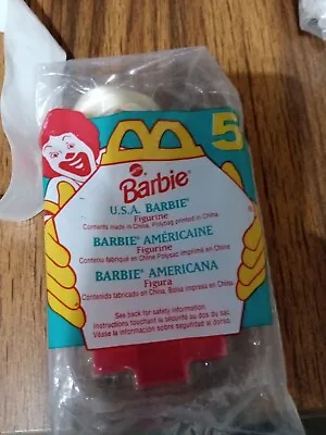 1995 Barbie Doll McDonalds Happy Meal Mattel USA Olympic Medal Figurine Toy 5 • £9.65