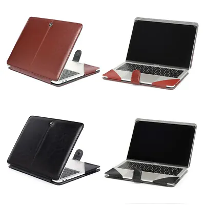 PU Leather Book Back Case Cover For 2008-2023 MacBook Air Pro 11  13  14  15 16  • $18.59