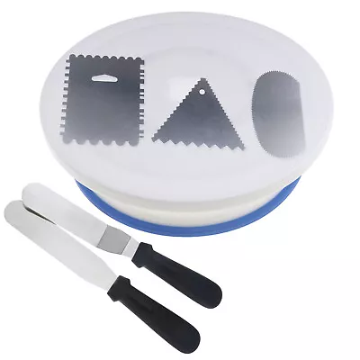£14.39 • Buy 6PCs/Kit Rotating Cake Decoration Turntable Plate Display Decorating Supplies
