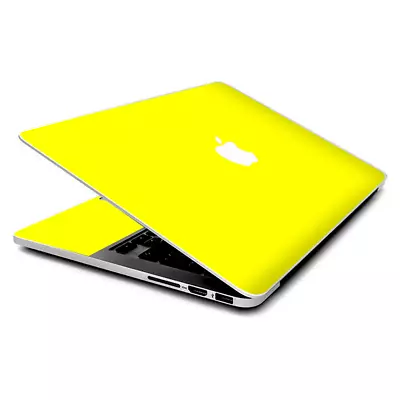 Skin Wrap For MacBook Pro 15 Inch Retina Bright Yellow • $16.98