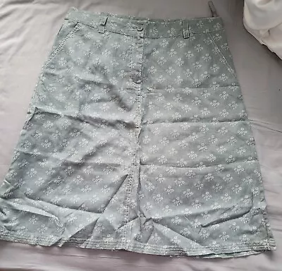 Laura Ashley Linen Skirt. Size 14/16 • £6.99