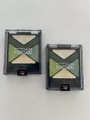 Set Of 2/two Maybelline Eyestudio Color Explosion 4 Color Palet Forest Fury 15 • $19.50