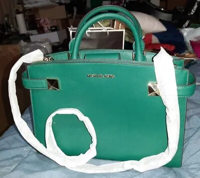 Brand New MICHAEL KORS Forest Green MEDIUM Tote Bag • $69.99