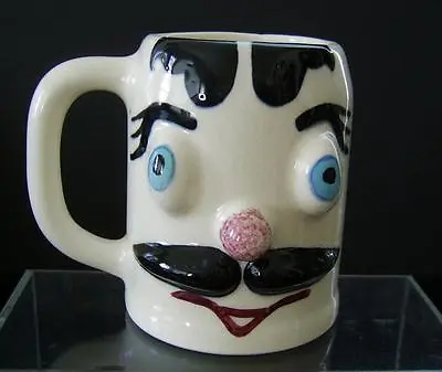 Pfaltzgraff Vintage Jerry The Jerk Porcelain Muggsy Mug • $53.99