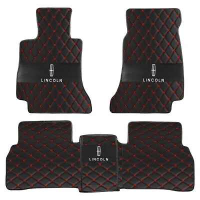 For Lincoln All Models Custom Car Floor Liner Mats Waterproof Auto Carpets Pads • $64.39