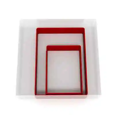 Rectangle Cookie Cutter Set Of 2 Biscuit Dough Icing Pastry Shape UK • £5.99