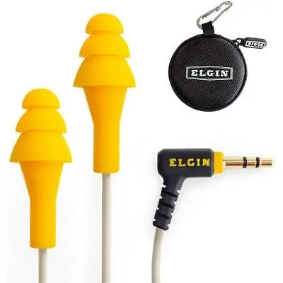 Elgin Ruckus Earplug Earbuds | OSHA Compliant Noise Reduction In-Ear Headphones • $22.95
