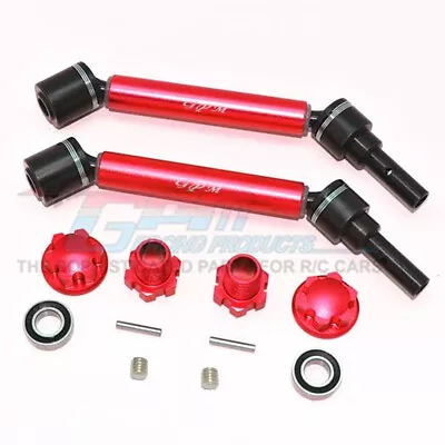 NEW GPM Fr/Rr Adj CVD Drive Shaft W/Hex Adapter/Wheel Lock RED Maxx FREE US SHIP • $54.90