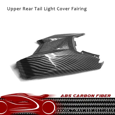 Carbon Fiber Upper Rear Tail Light Cover Fairing Fit Yamaha T-MAX 530 2017-2018 • $57.42