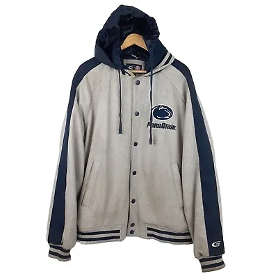 PENNSTATE Nittany Lion Jacket Coat Men's XL Wool Letterman Varsity G 111 Sports • $31.50