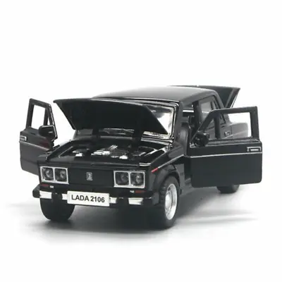 1:32 VAZ Lada 2106 Model Car Diecast Toy Vehicle Collection • $20.98