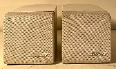 Bose Cube Lifestyle Mini Speakers  Pair White   • $35